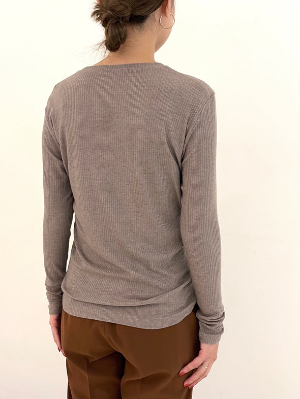 【DOMESTIC HRMBRAND】シアーベアテレコクルーネックカットソー(003450516)