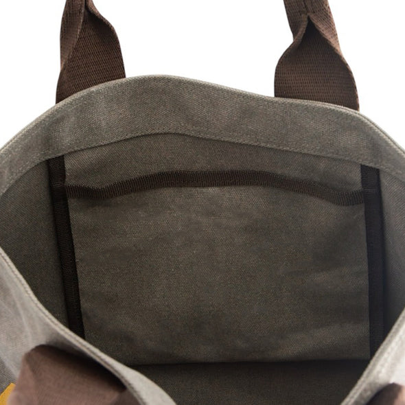 【ASHELEN】カラーキャンバスバッグ・フラット(156551202)