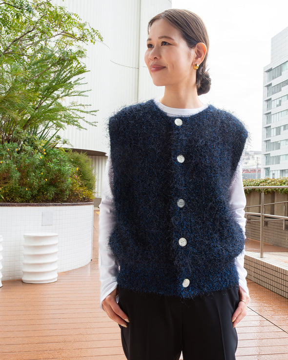 【DOMESTIC HRMBRAND】ふあふあヤーン・長袖カットソー(003000500)