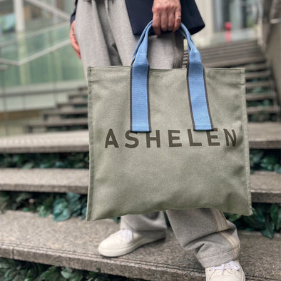 【ASHELEN】キャンバスバッグ・フラット(156321202)
