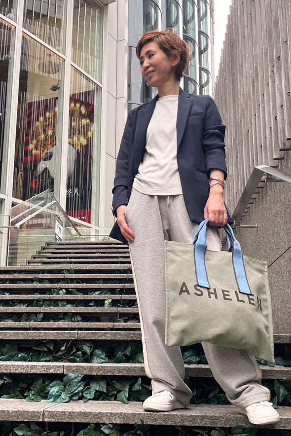 【ASHELEN】キャンバスバッグ・フラット(156321202)