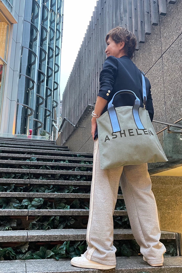 【ASHELEN】キャンバスバッグ・フラット(156321202)