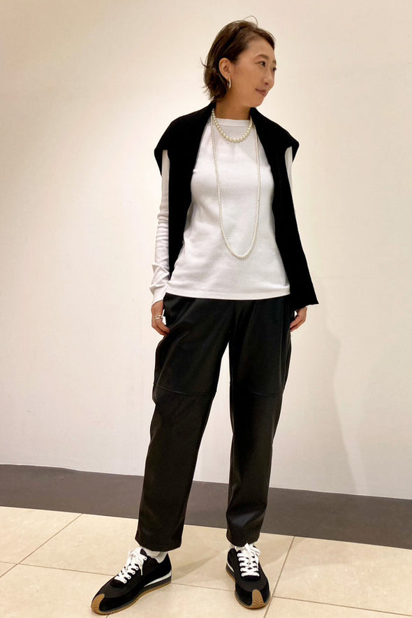 【DOMESTIC HRMBRAND】ふあふあヤーン・長袖カットソー(003000500)