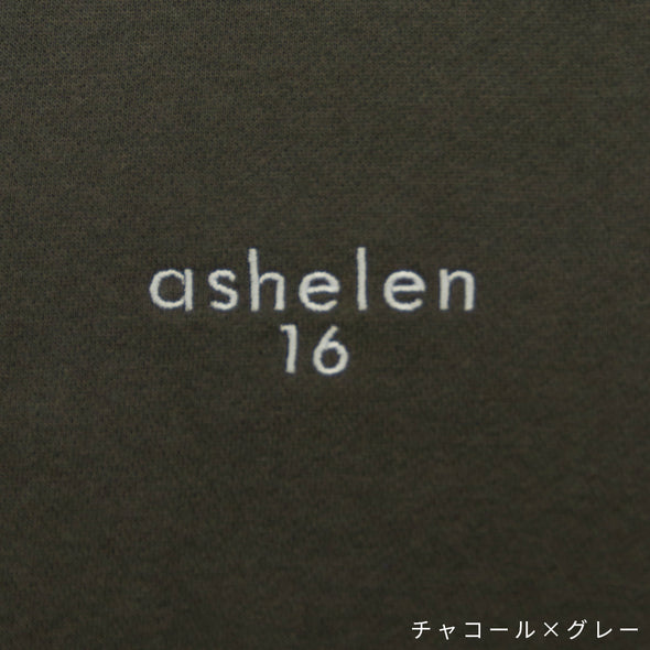 【ASHELEN】刺繍ロゴ半袖トレーナー(156320501)