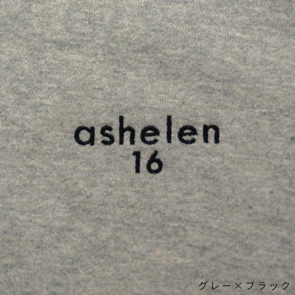 【ASHELEN】刺繍ロゴ半袖トレーナー(156320501)