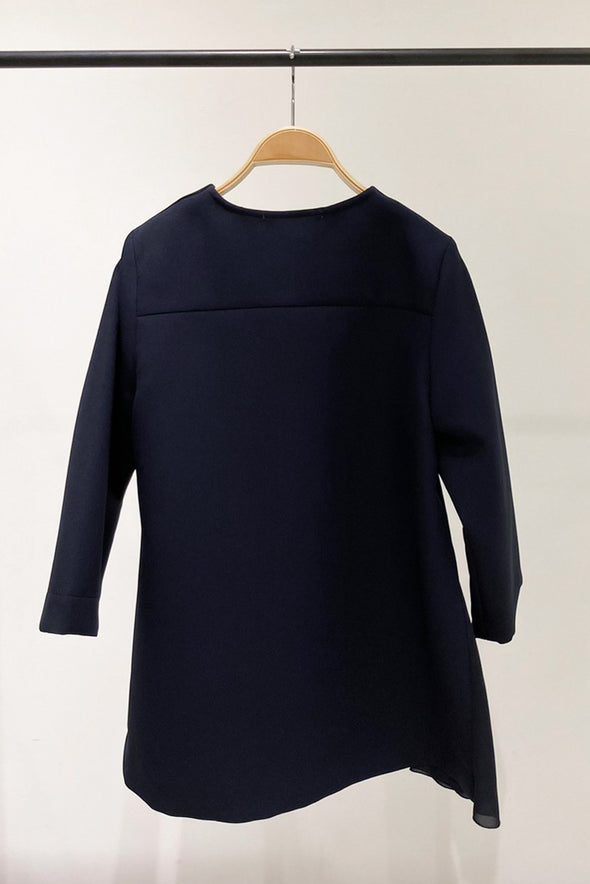 【DOMESTIC HRMBRAND】★トリプルクロス・脇梨地ブラウス(003320705)