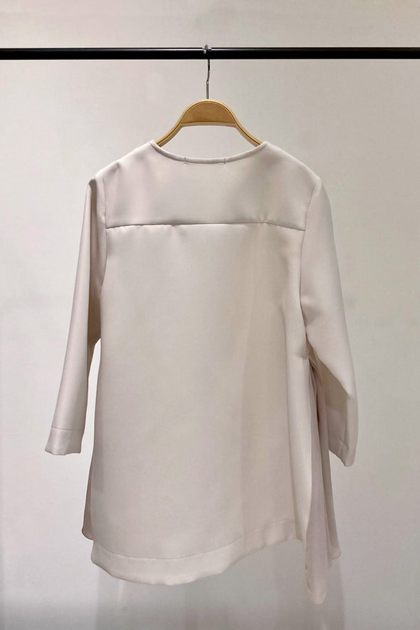 【DOMESTIC HRMBRAND】★トリプルクロス・脇梨地ブラウス(003320705)