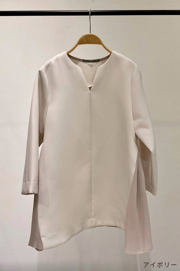 【DOMESTIC HRMBRAND】★トリプルクロス・脇梨地ブラウス(003320705)