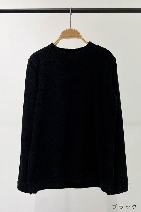 【DOMESTIC HRMBRAND】★ローゲージコットンロングパイル長袖Tシャツ(003320510)