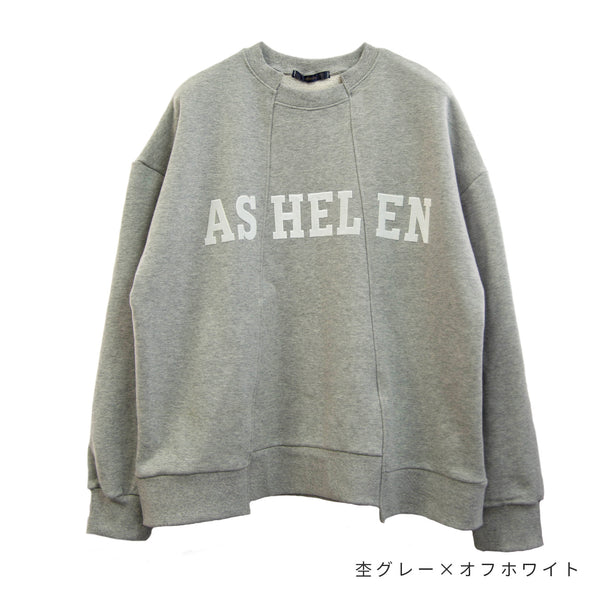 【ASHELEN】ベロアロゴトレーナー(157250500)
